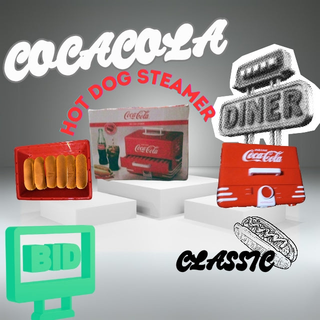 Coca Cola Themed Hot Dog 🌠Steamer & Warmer Appliance