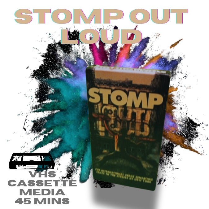 Stomp Out Loud (VHS, 1997) Live Foot Stomping Musical Choreographed Video š„š¢ļø