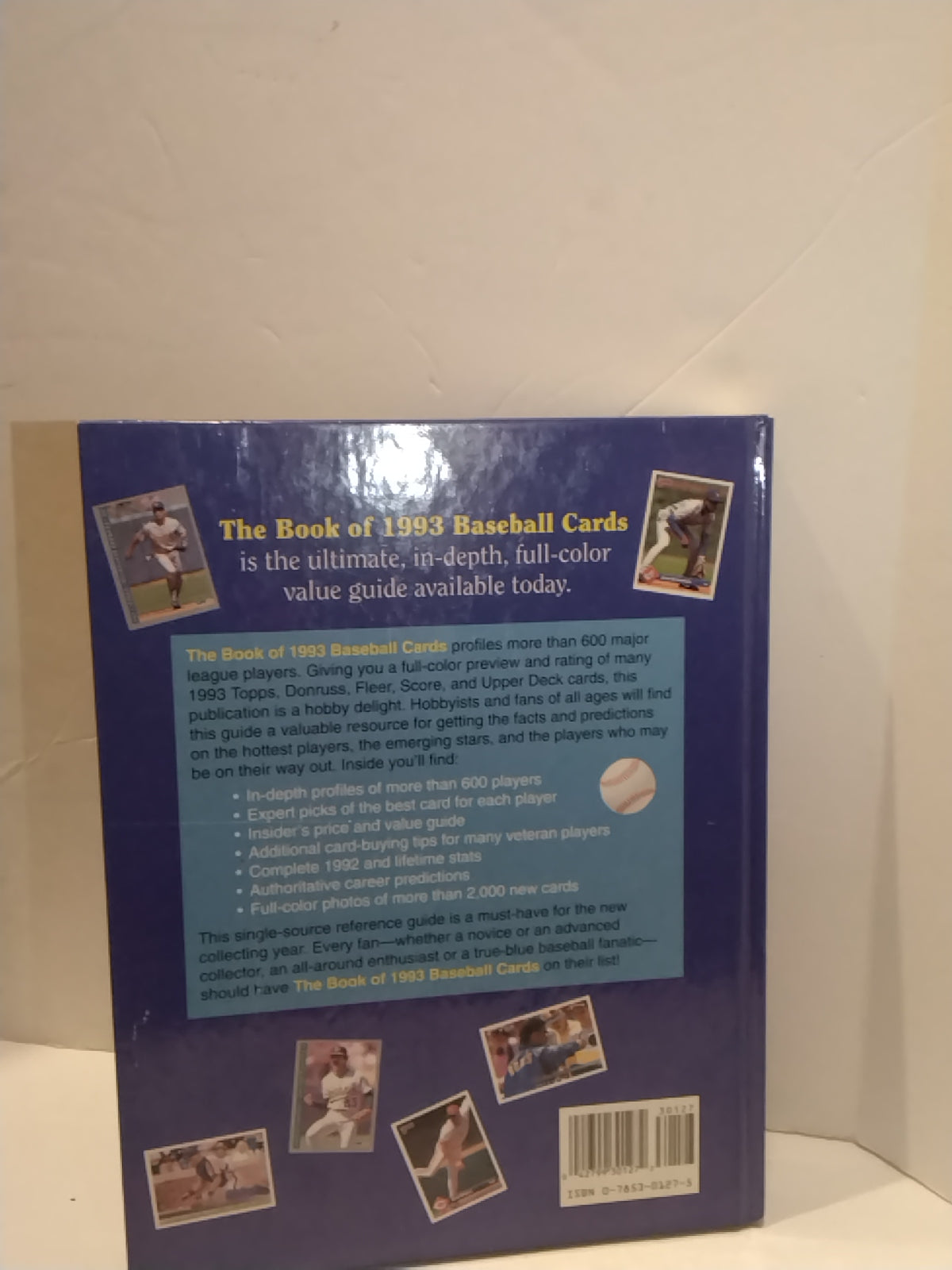 The Book Of 1993 Baseball Cards Book - Fully Illustrated Topps, Score + Extras