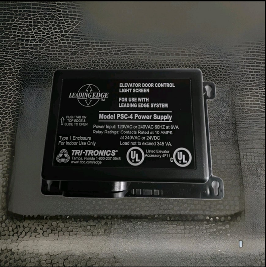 Elevator Door Control Light Screen Power Supply - Model PSC-4 By Tri-Tronics