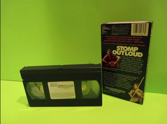 Stomp Out Loud (VHS, 1997) Live Foot Stomping Musical Choreographed Video 🥁🛢️