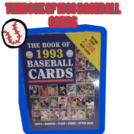 The Book Of 1993 Baseball Cards Book - Fully Illustrated Topps, Score + Extras