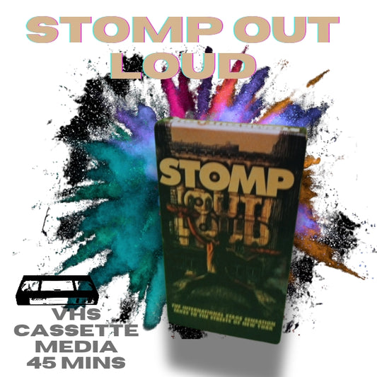 Stomp Out Loud (VHS, 1997) Live Foot Stomping Musical Choreographed Video 🥁🛢️